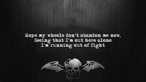 lyrics to the stage by avenged sevenfold